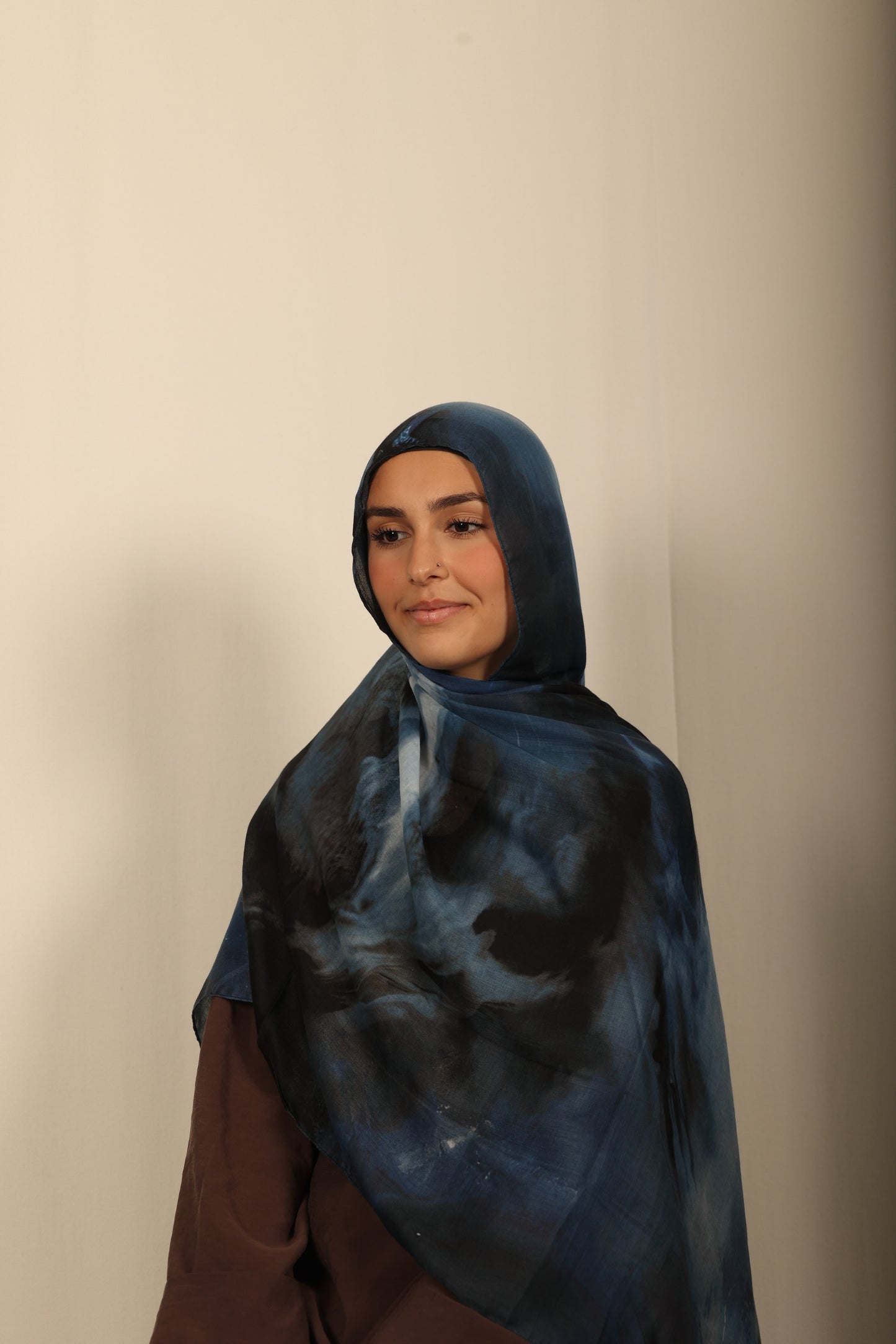 Printed Modal - Deep Ocean