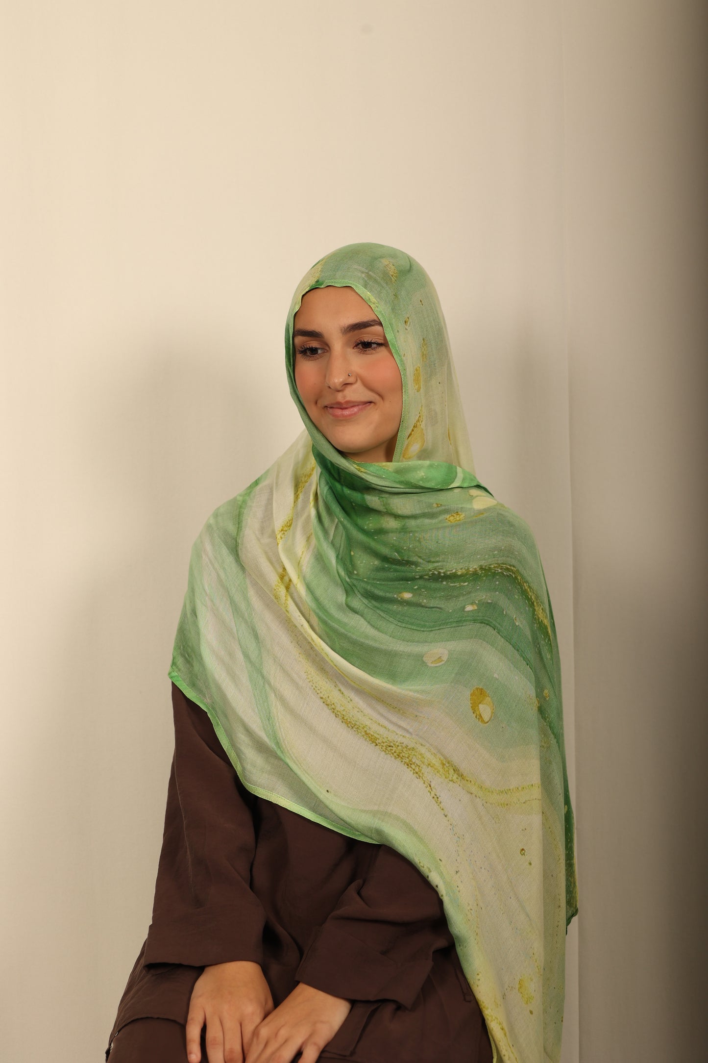 Printed Modal - Verdant Flow