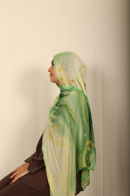 Printed Modal - Verdant Flow