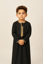 Baby & Toddler Omani - Black & Gold (Style 2)