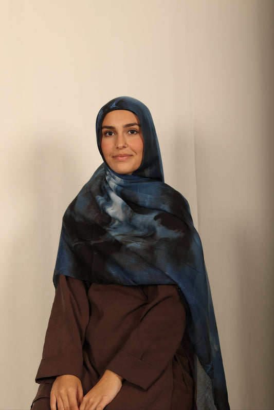 Printed Modal - Deep Ocean