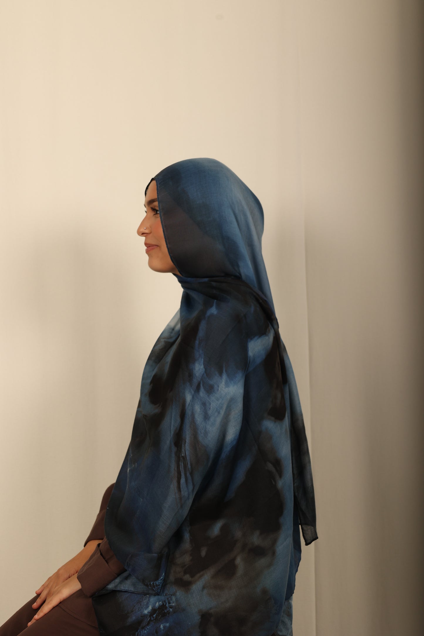 Printed Modal - Deep Ocean