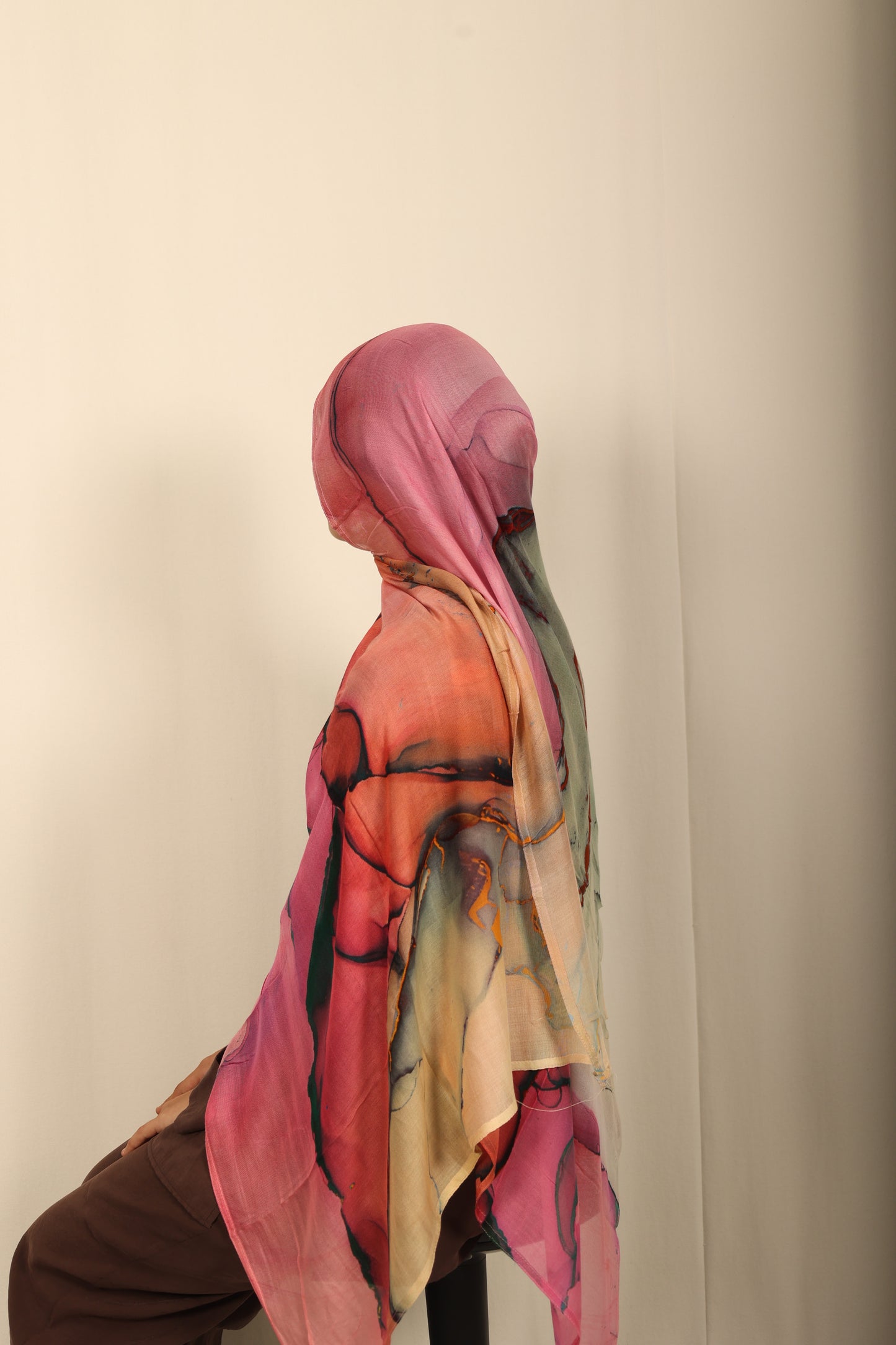 Printed Modal - Rose Mirage