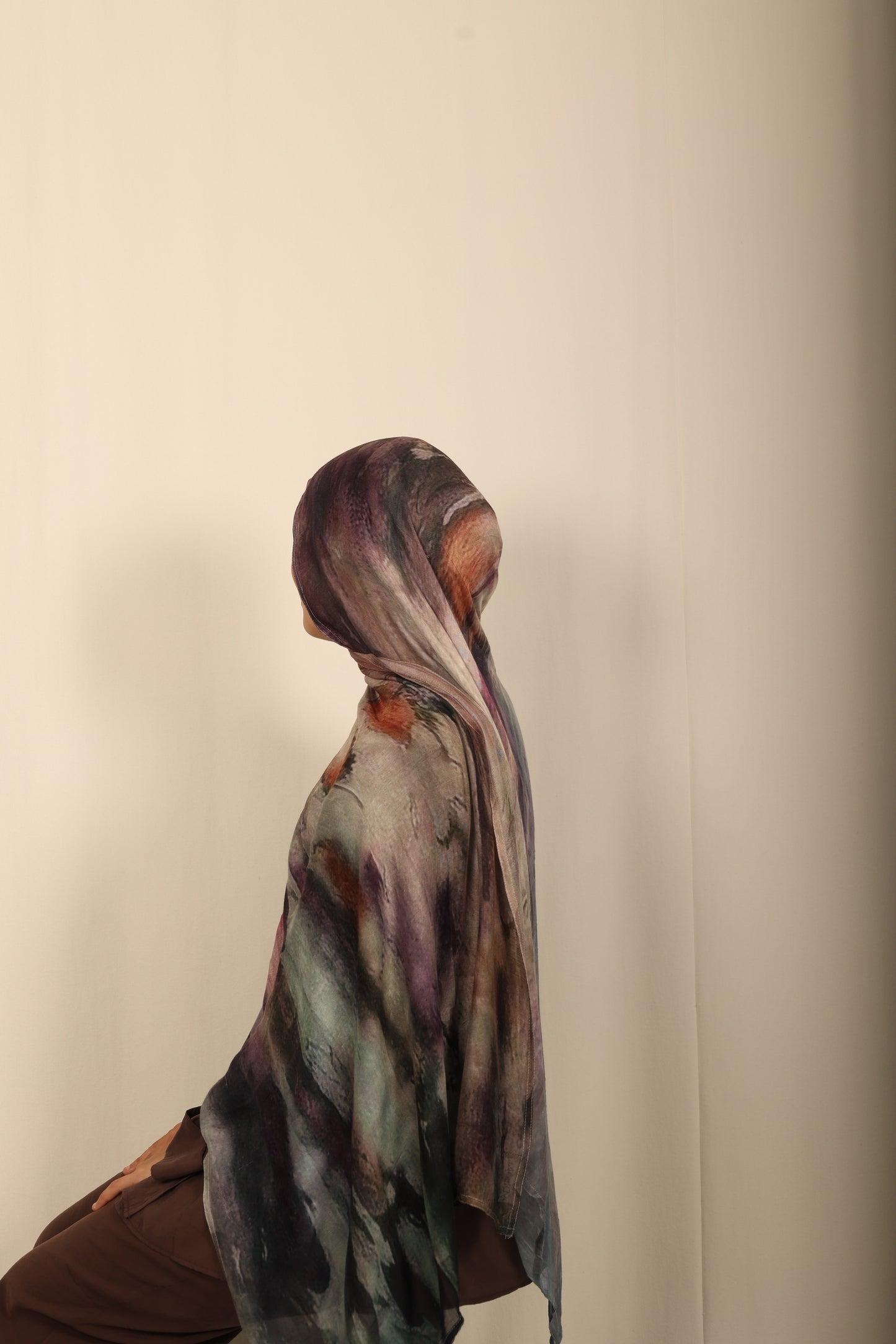 Printed Modal - Smoky Amethyst