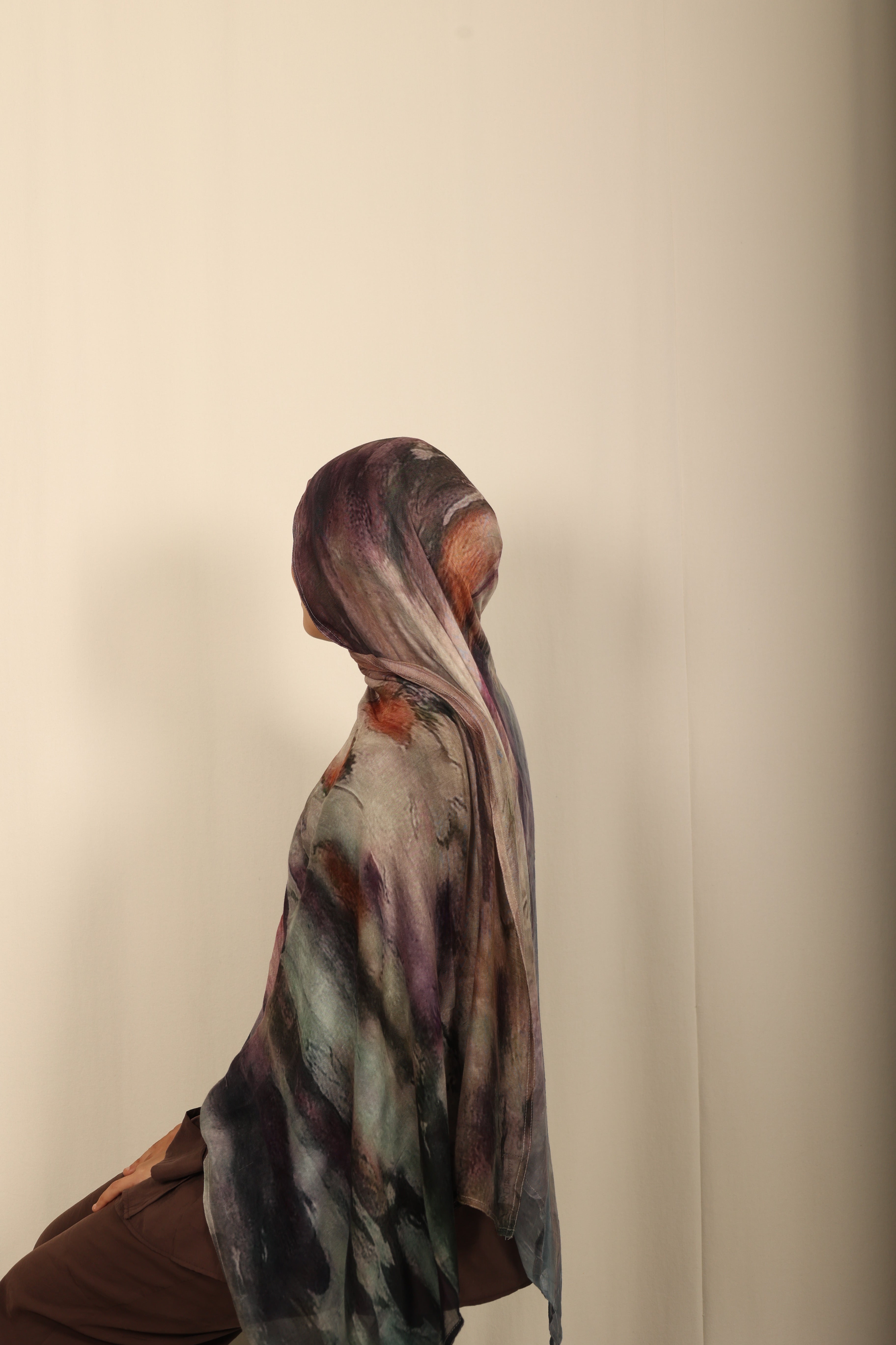 Printed Modal - Smoky Amethyst