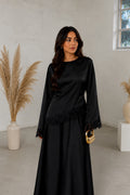Satin Top - Onyx Black