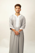 Premium Moroccan Thobe - Grey