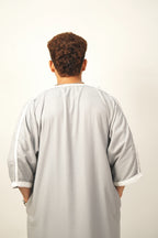 Premium Moroccan Thobe - Grey