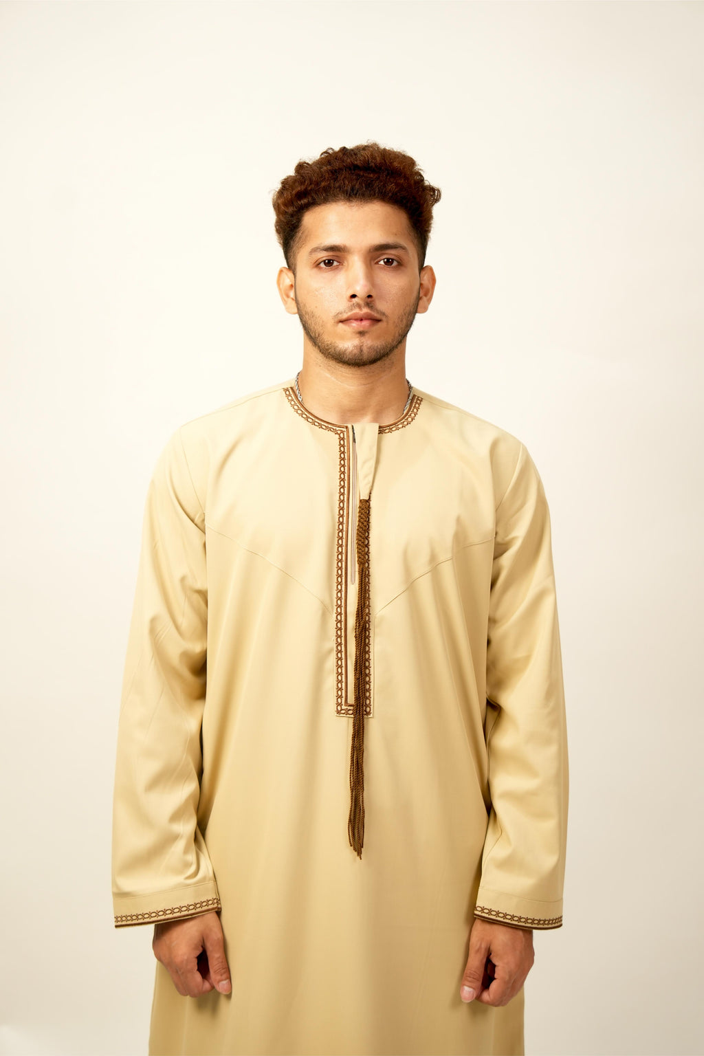 Premium Omani Thobe - Brown