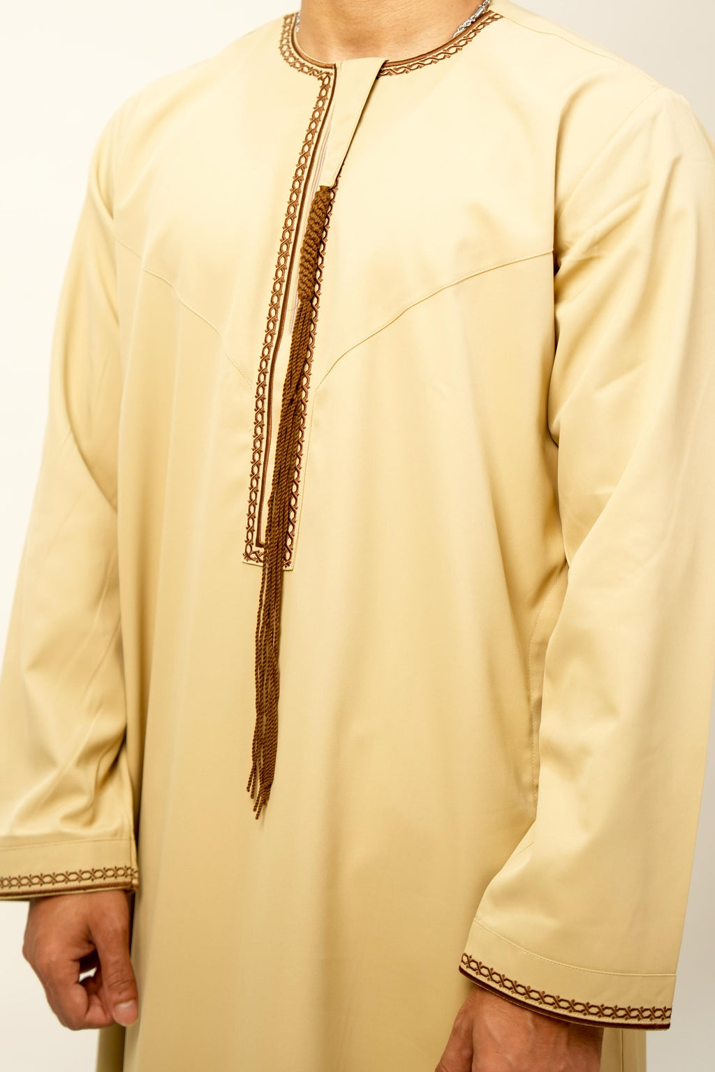 Premium Omani Thobe - Brown