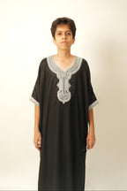 Kids Moroccan Thobe - Black and Grey