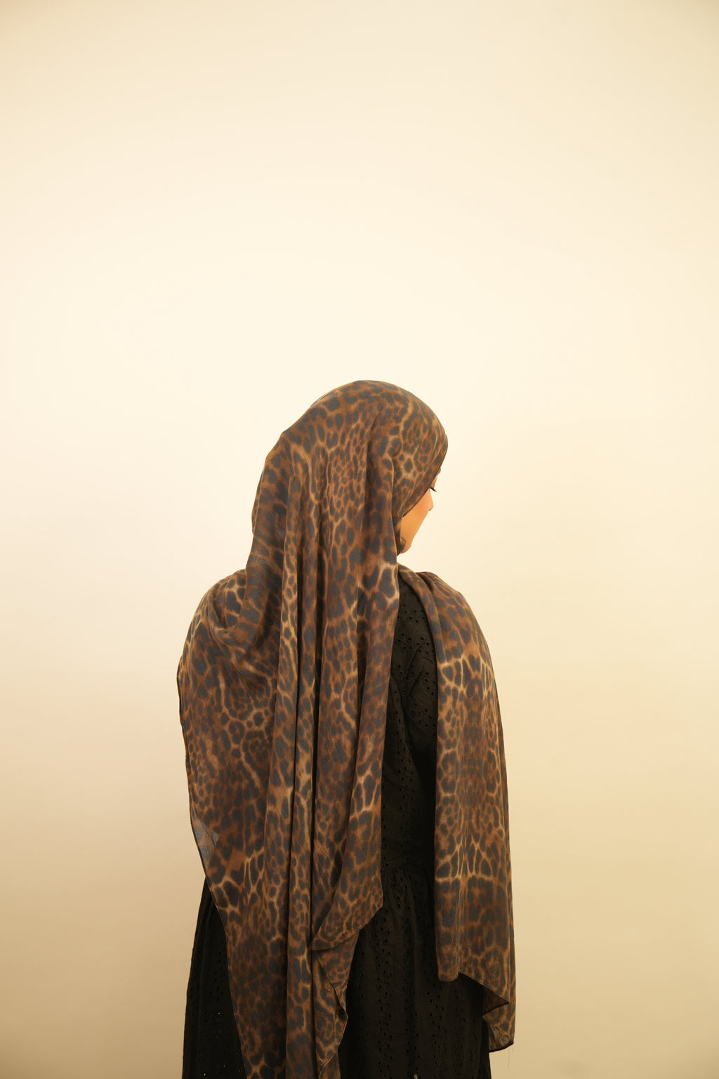 Printed Modal - Mocha Leopard