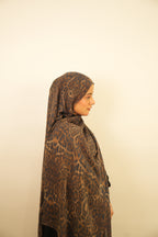 Printed Modal - Mocha Leopard