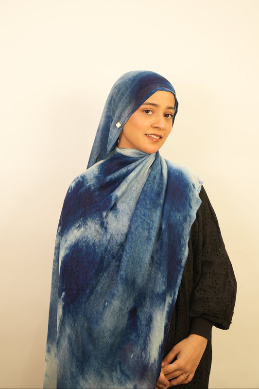 Printed Modal - Sapphire Wash