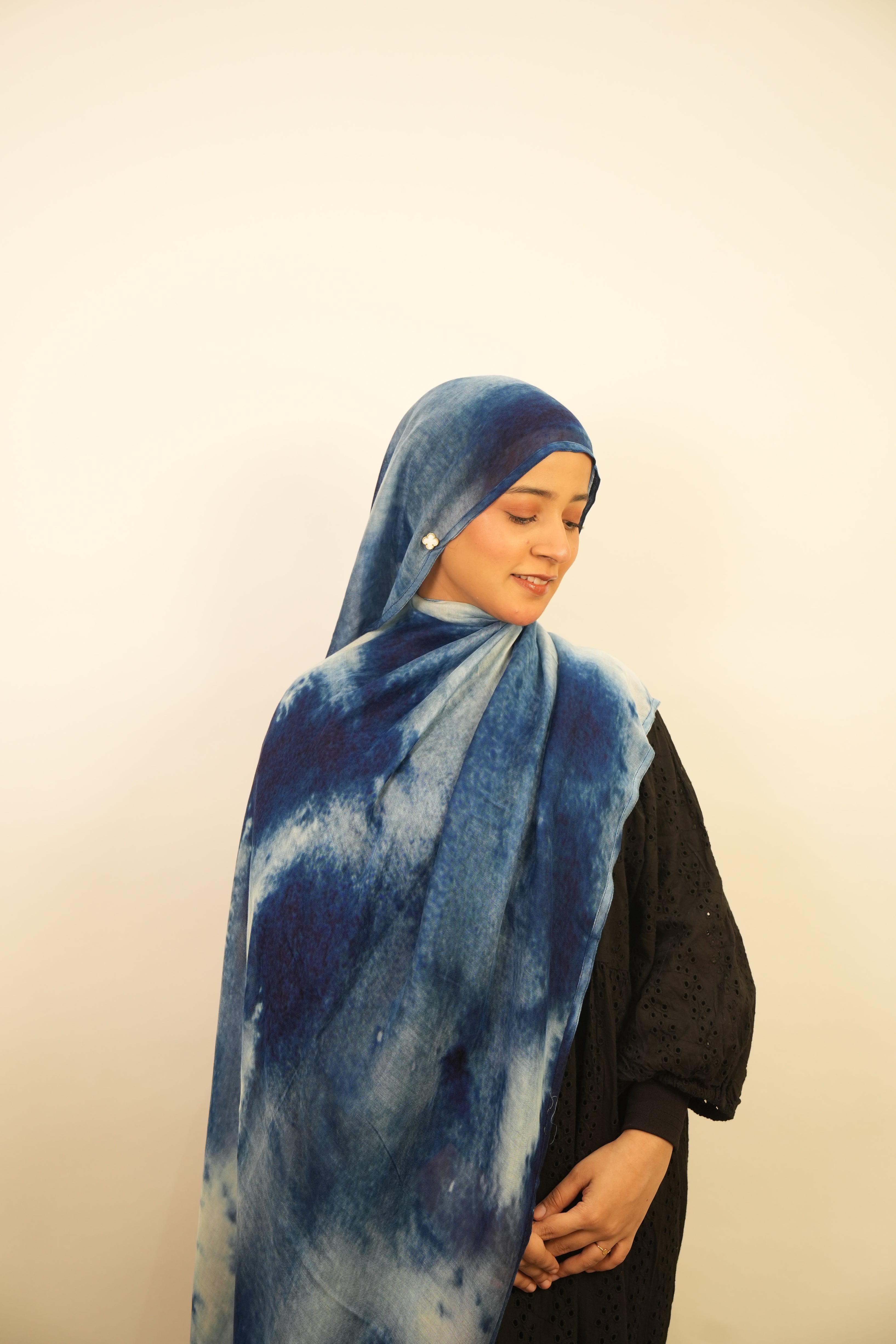 Printed Modal - Sapphire Wash