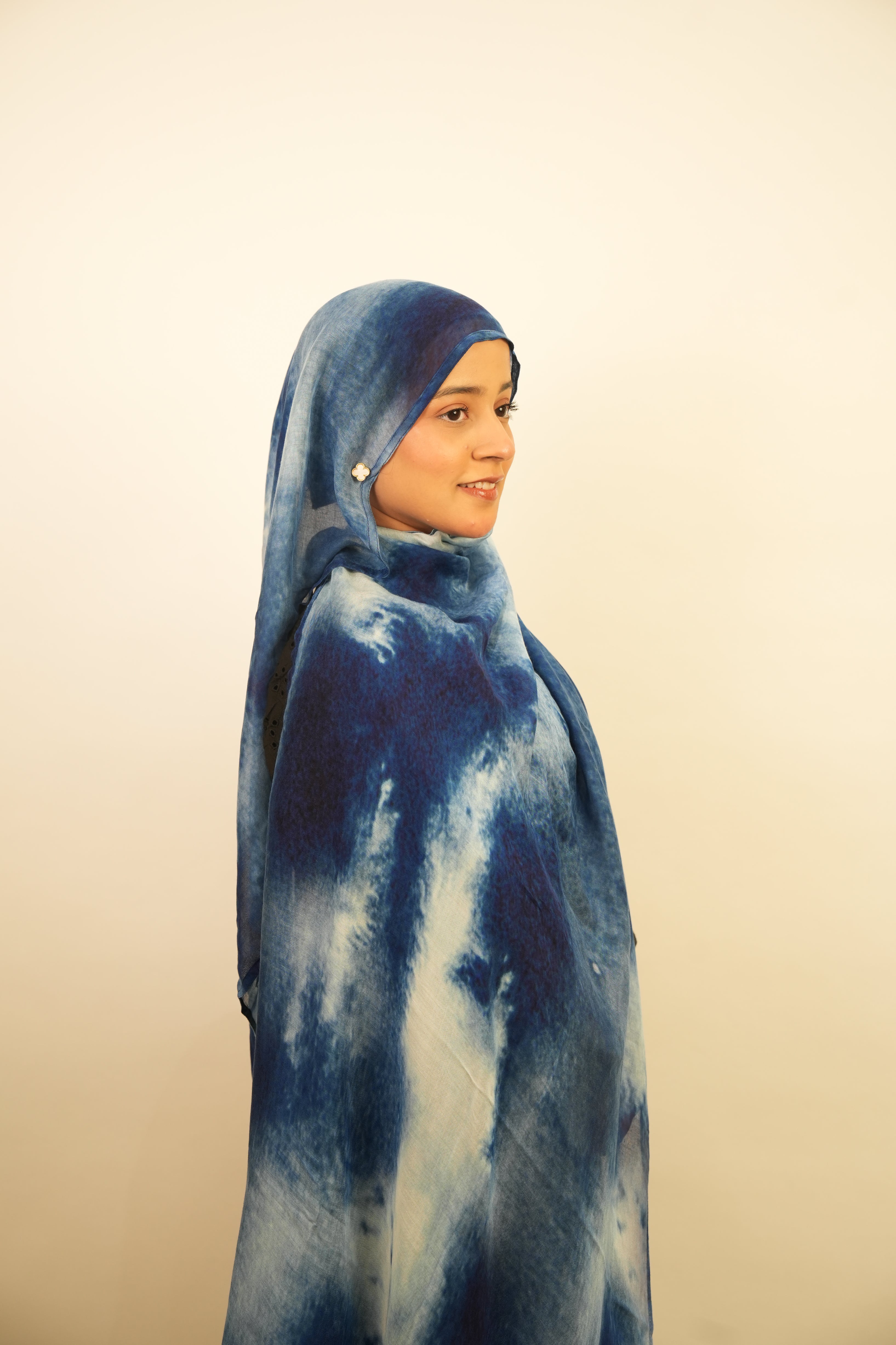 Printed Modal - Sapphire Wash