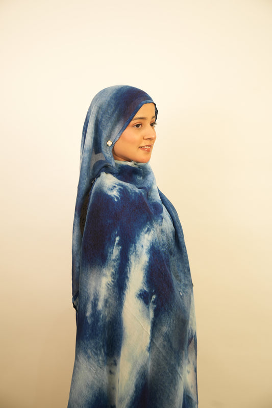 Printed Modal - Sapphire Wash