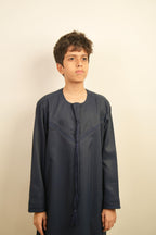 Kids Emirati Thobe - Navy