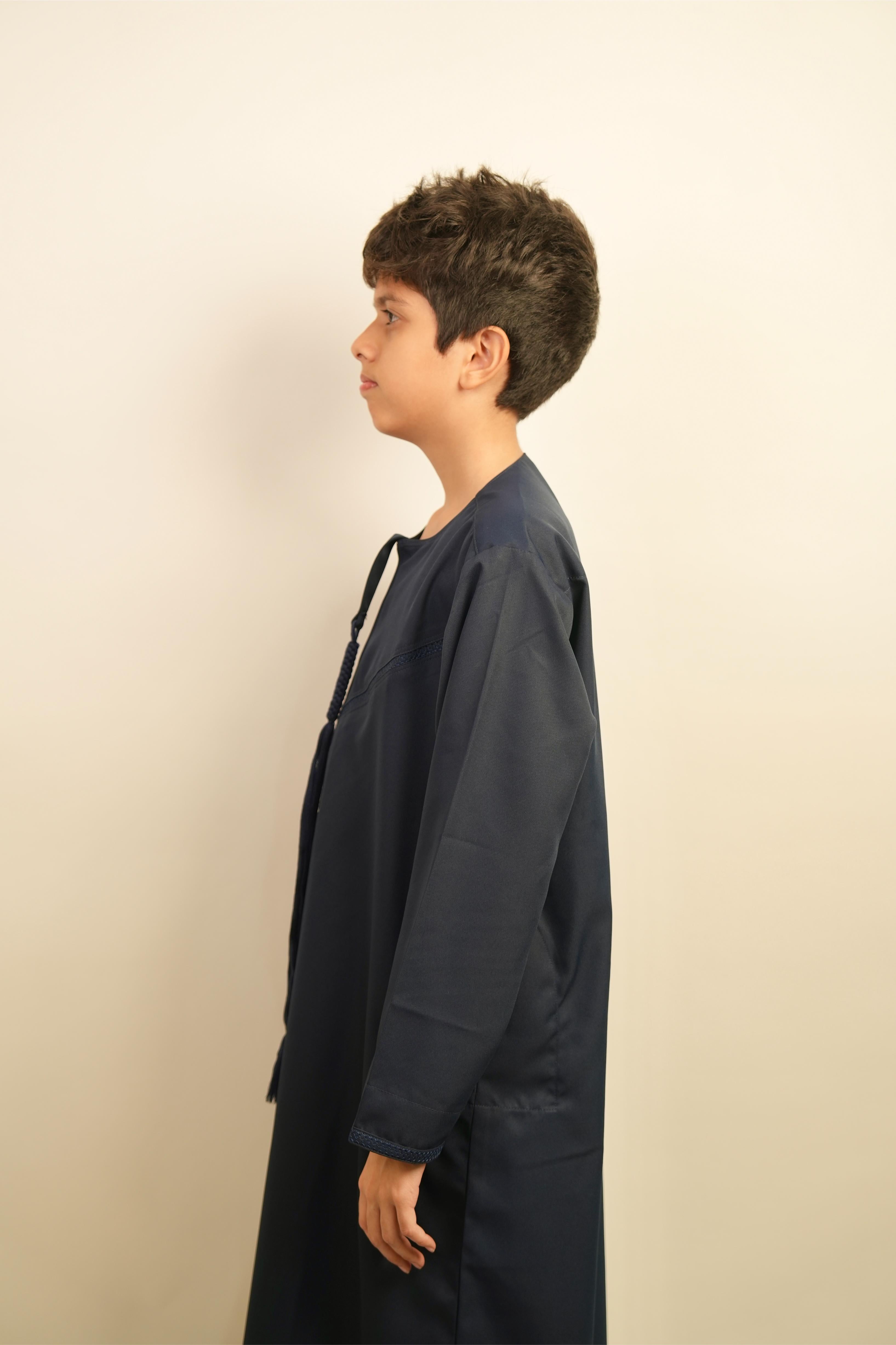 Kids Emirati Thobe - Navy