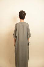 Kids Moroccan Thobe - Silver Ash