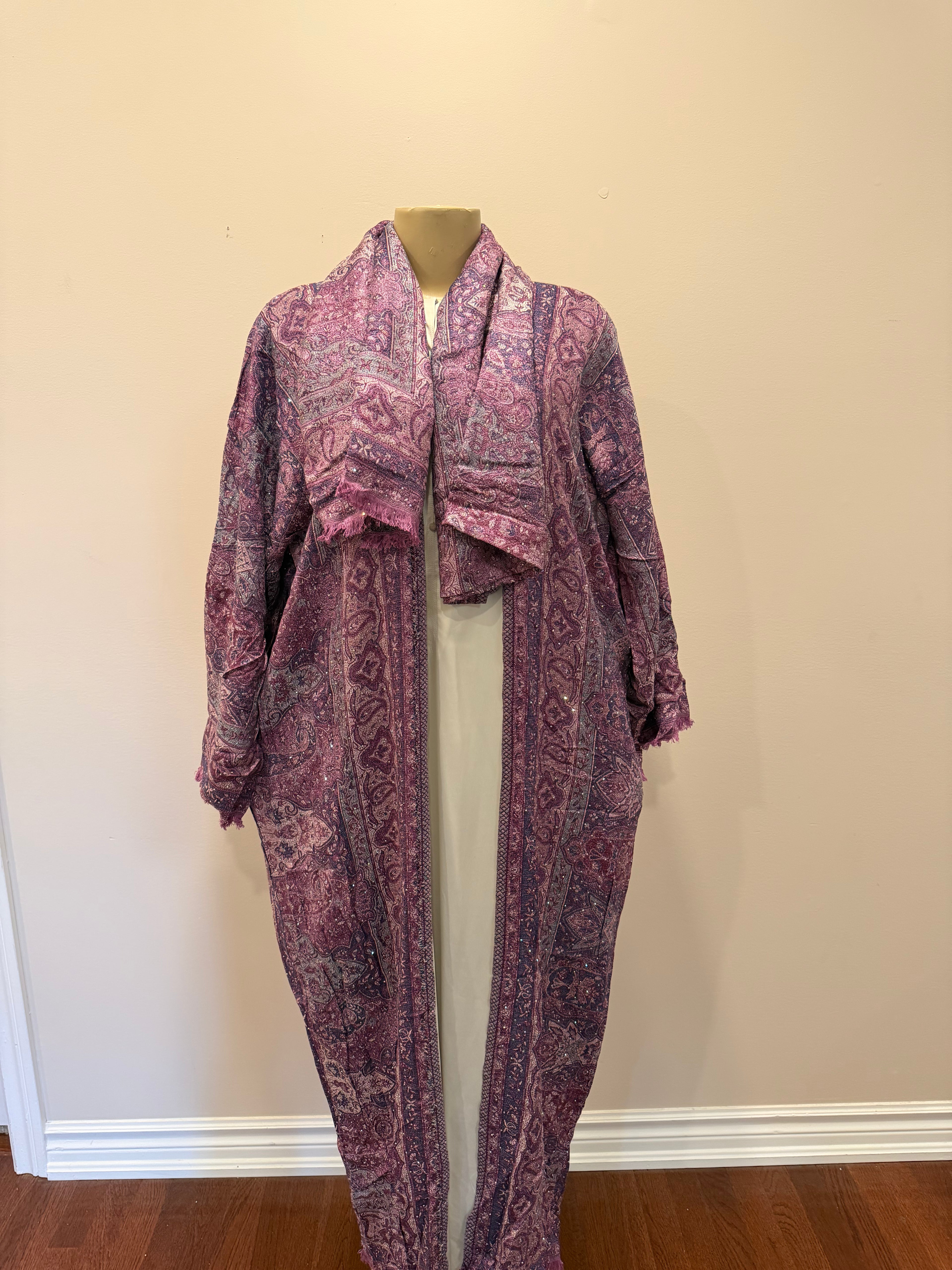 Pashmina Abaya - Purple
