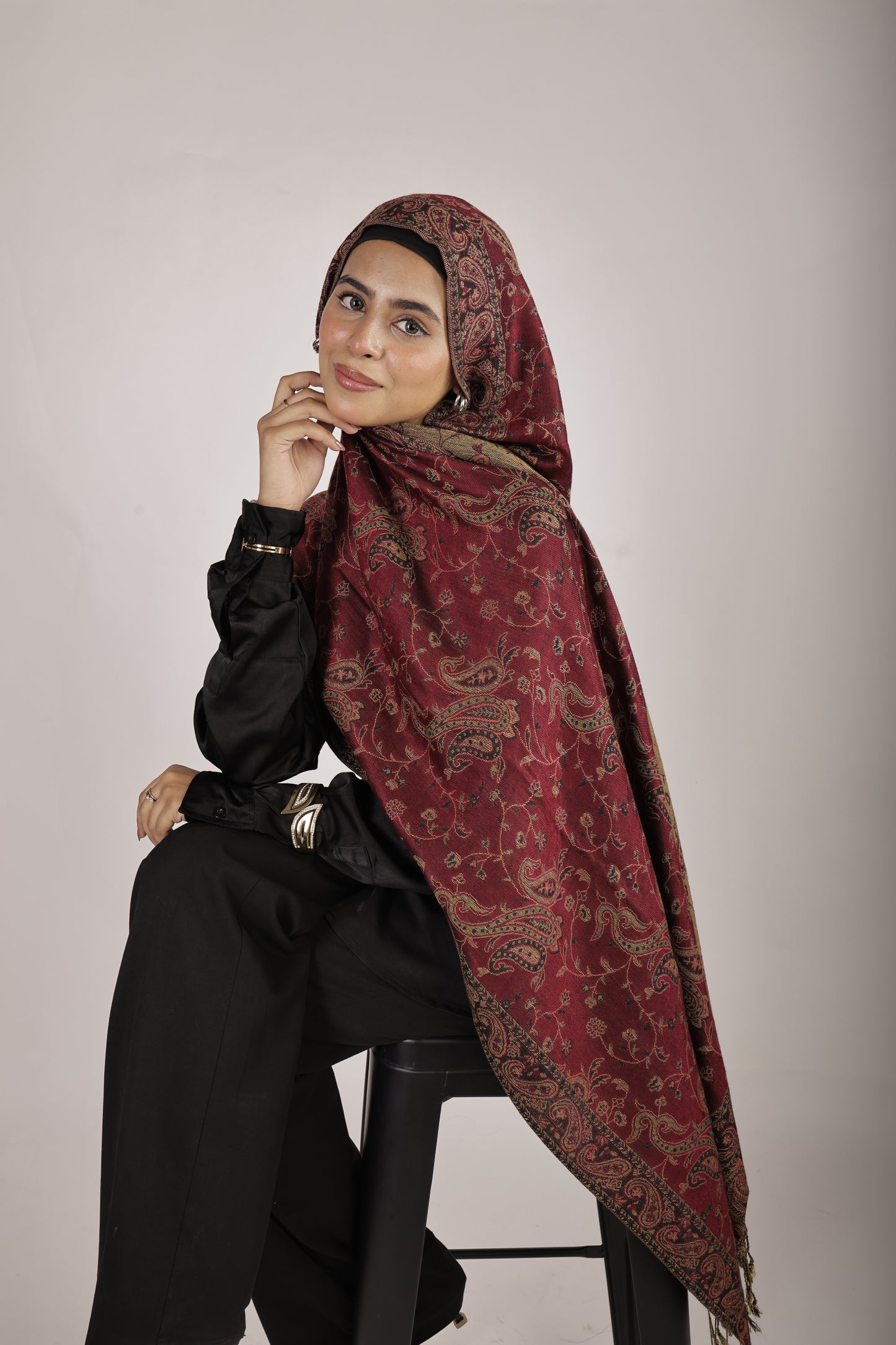 Pashmina - Gulnar Rouge