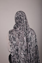 Printed Modal - Snow Cobra