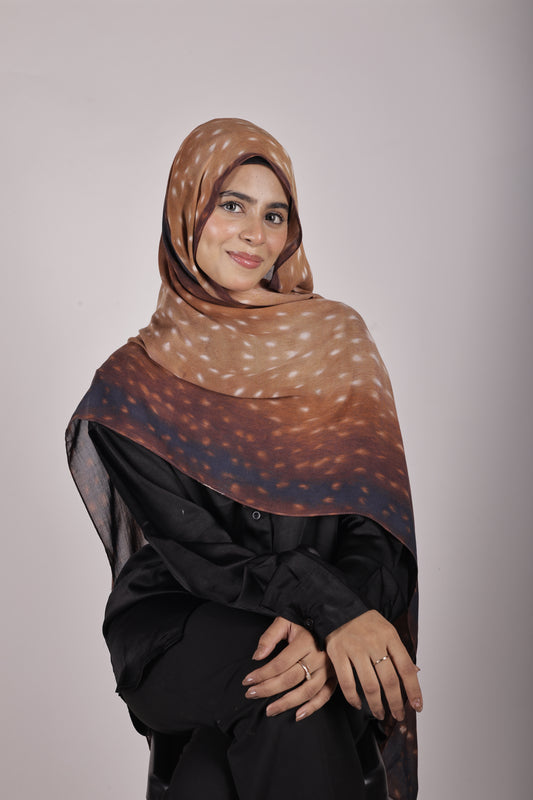 Printed Modal - Fawn