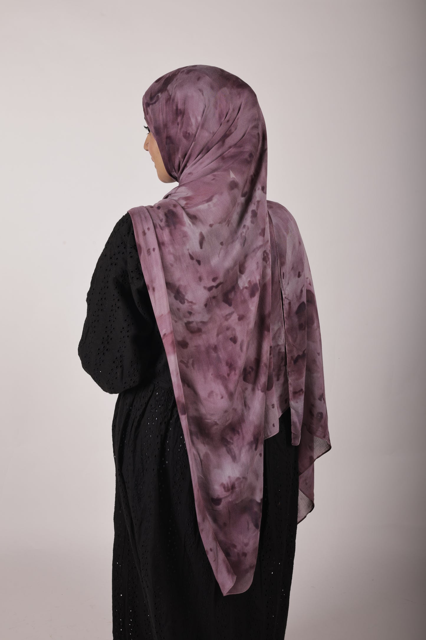 Printed Modal - Mulberry Mist