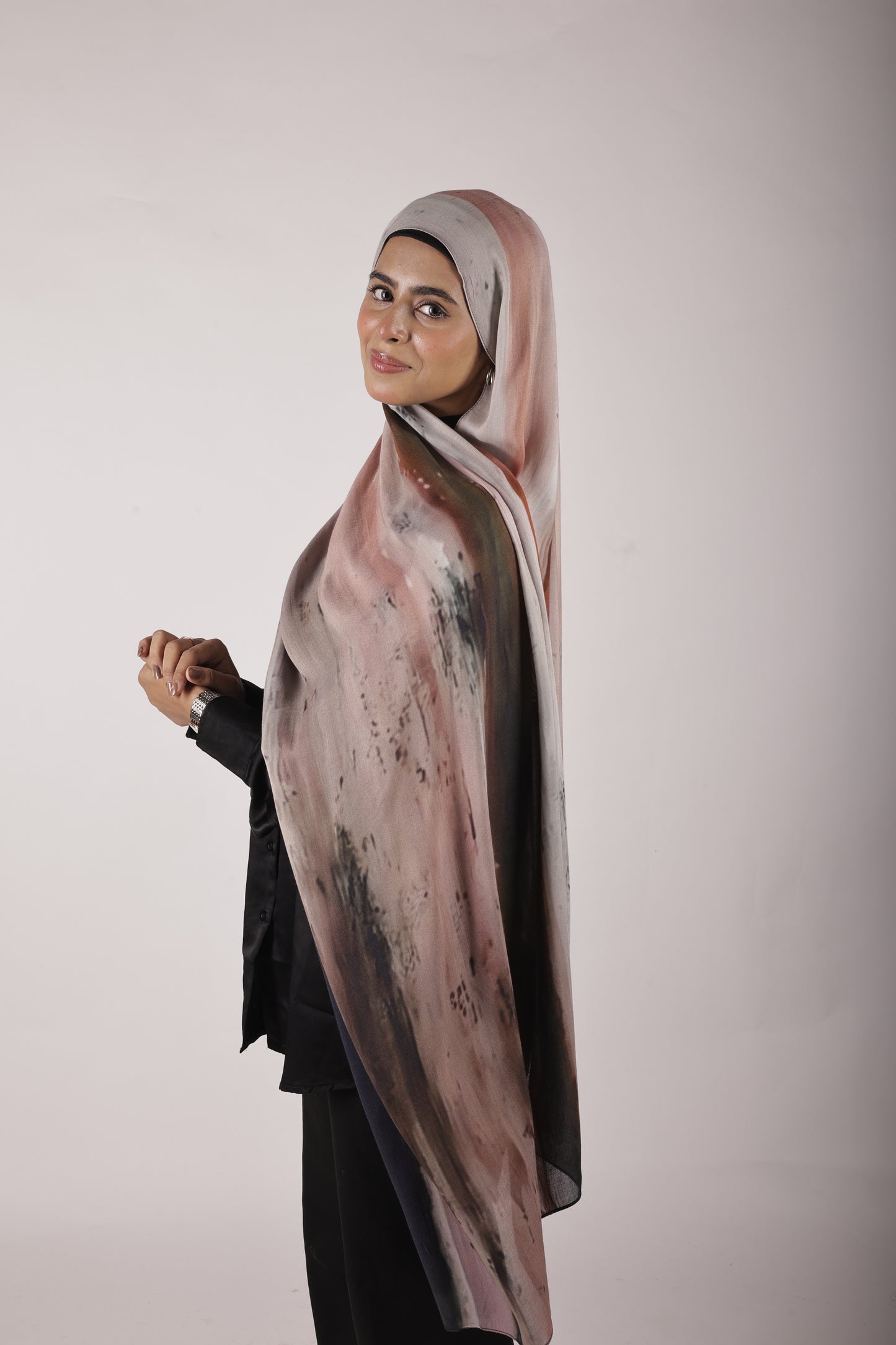 Printed Modal - Rose Dust