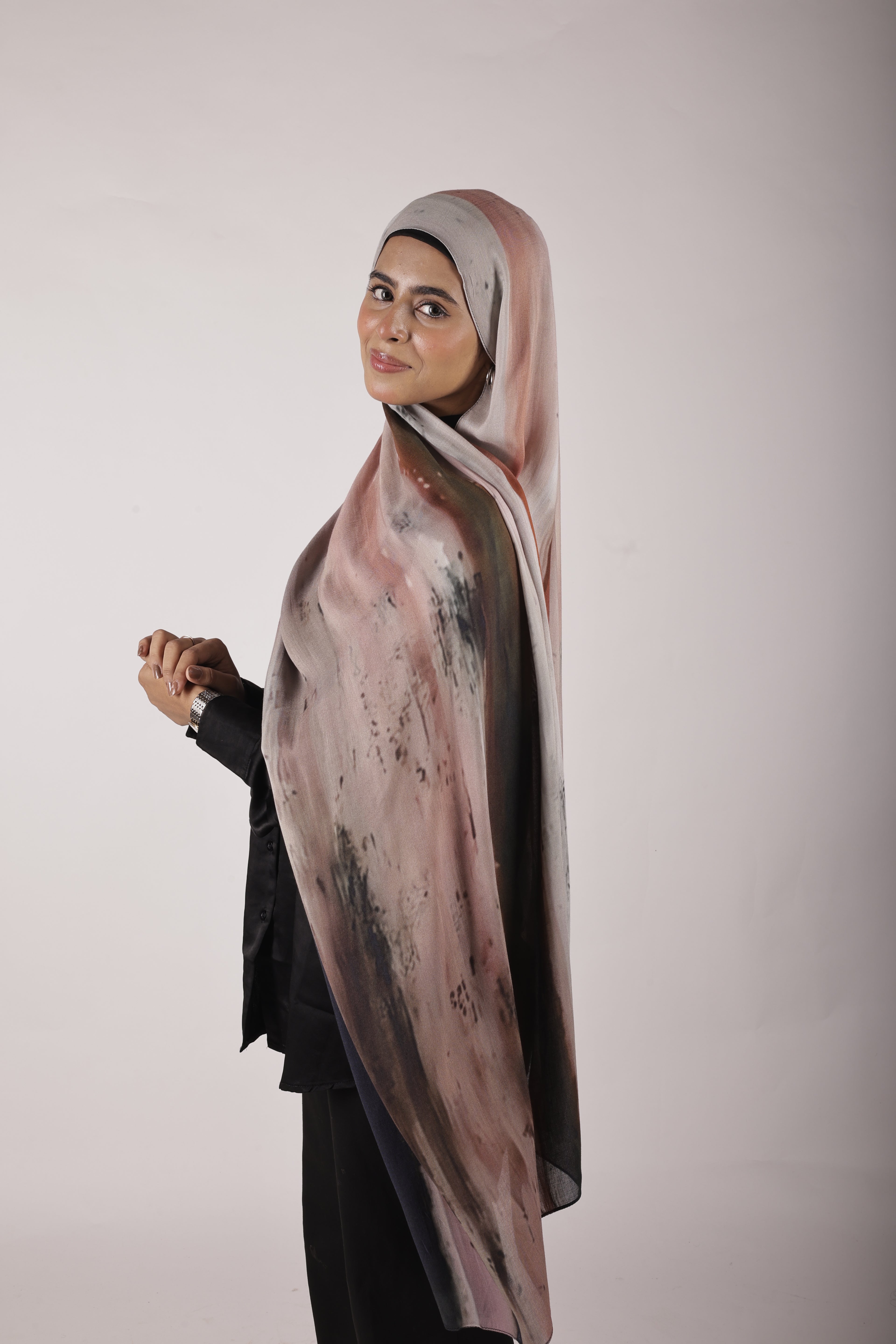 Printed Modal - Rose Dust