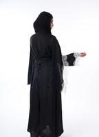 Lace Abaya - Black