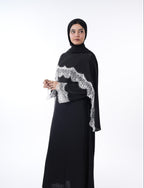 Lace Abaya - Black