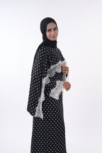 Lace Abaya - Polka