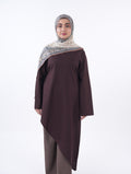 Asymmetrical Top - Coffee