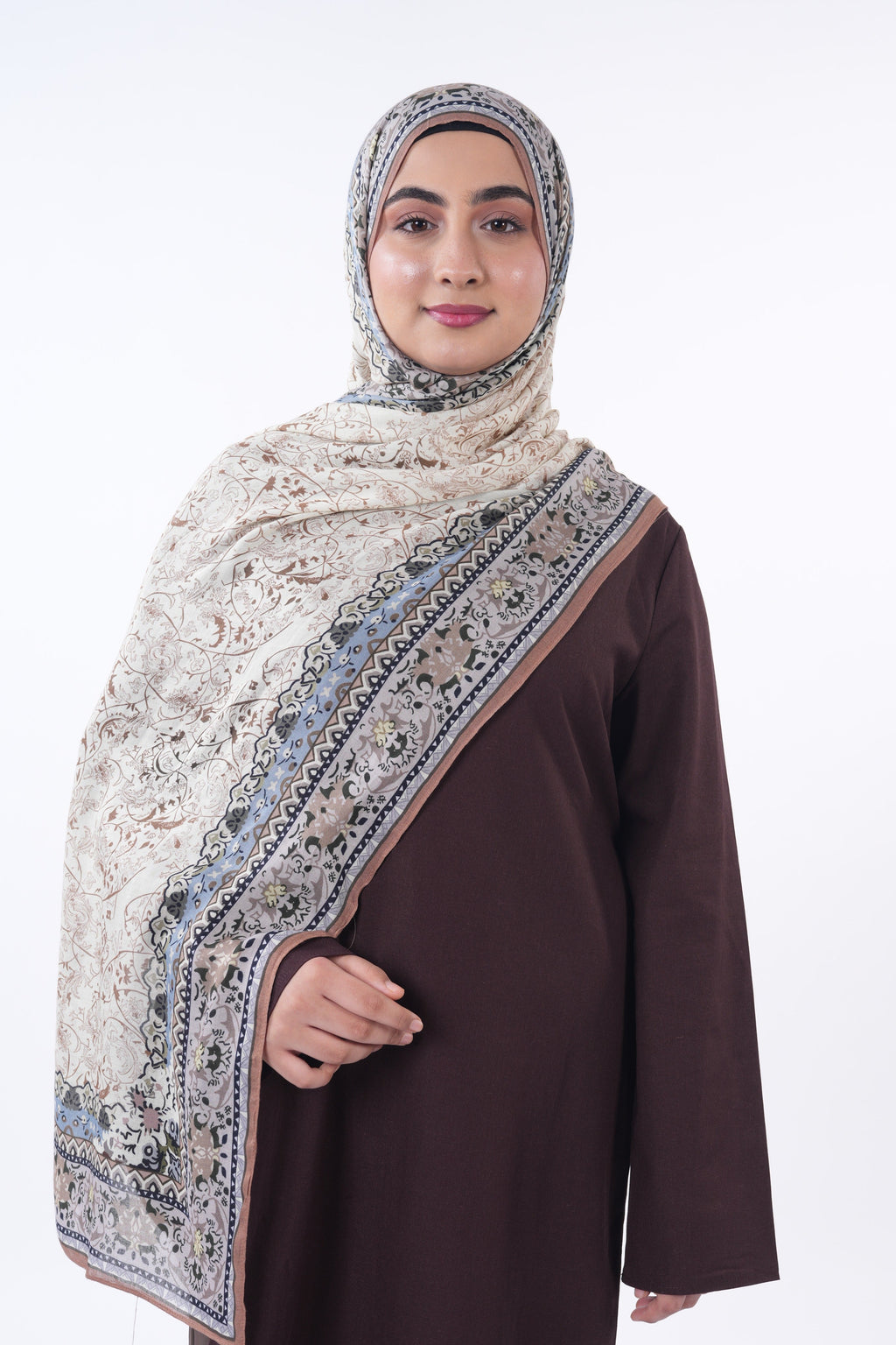 Printed Modal - Persian Ivory