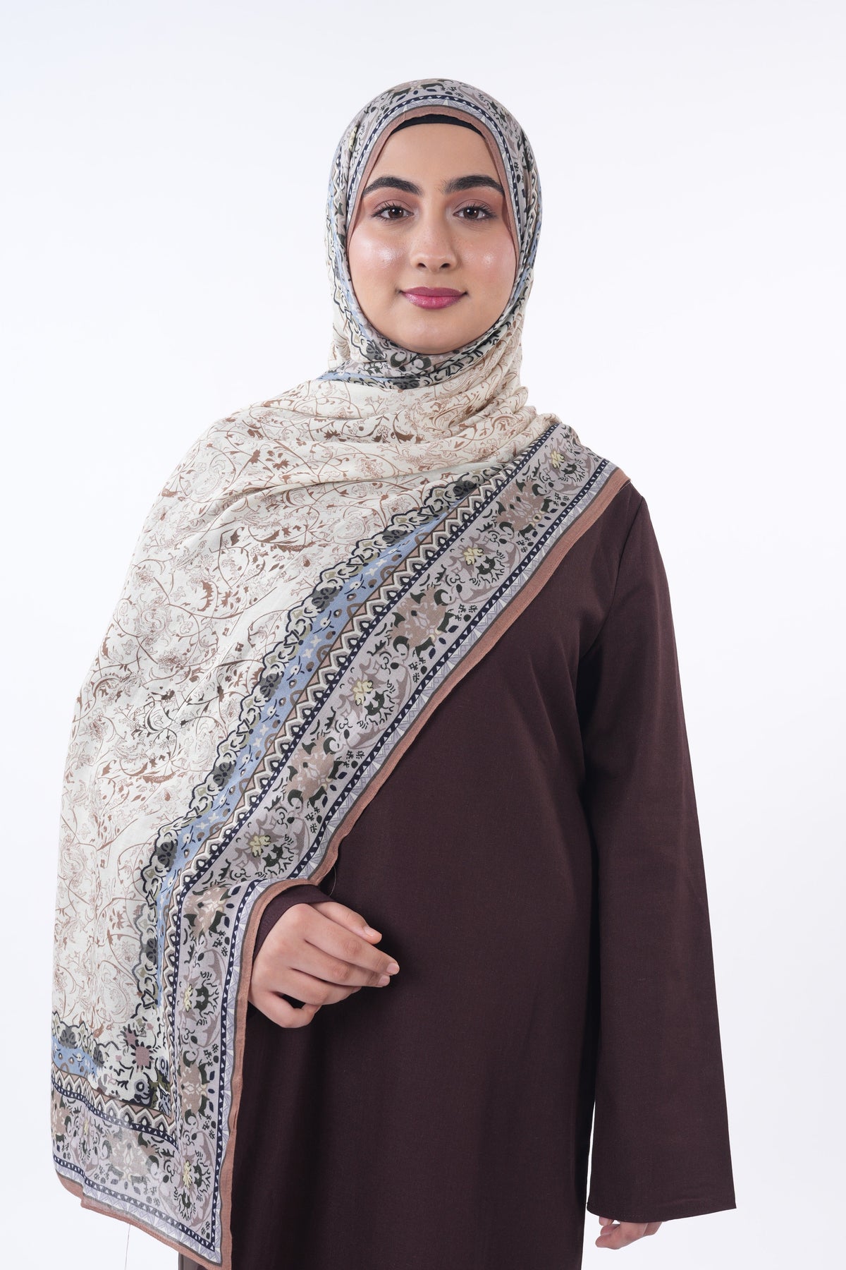 Printed Modal - Persian Ivory