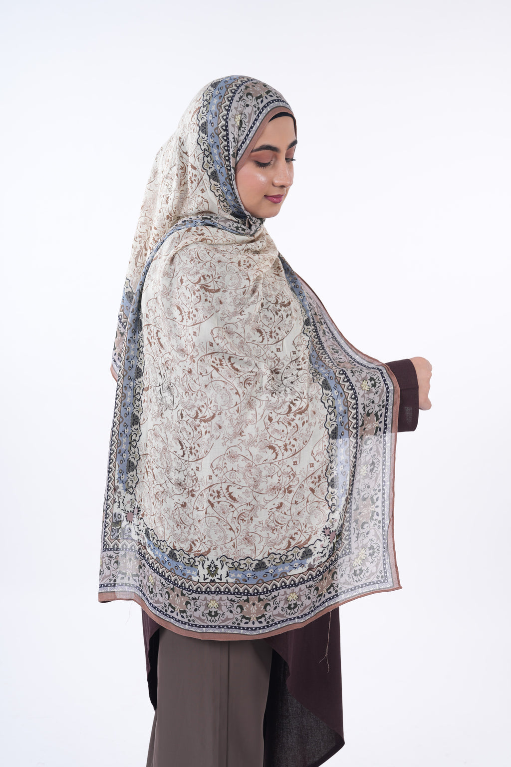 Printed Modal - Persian Ivory