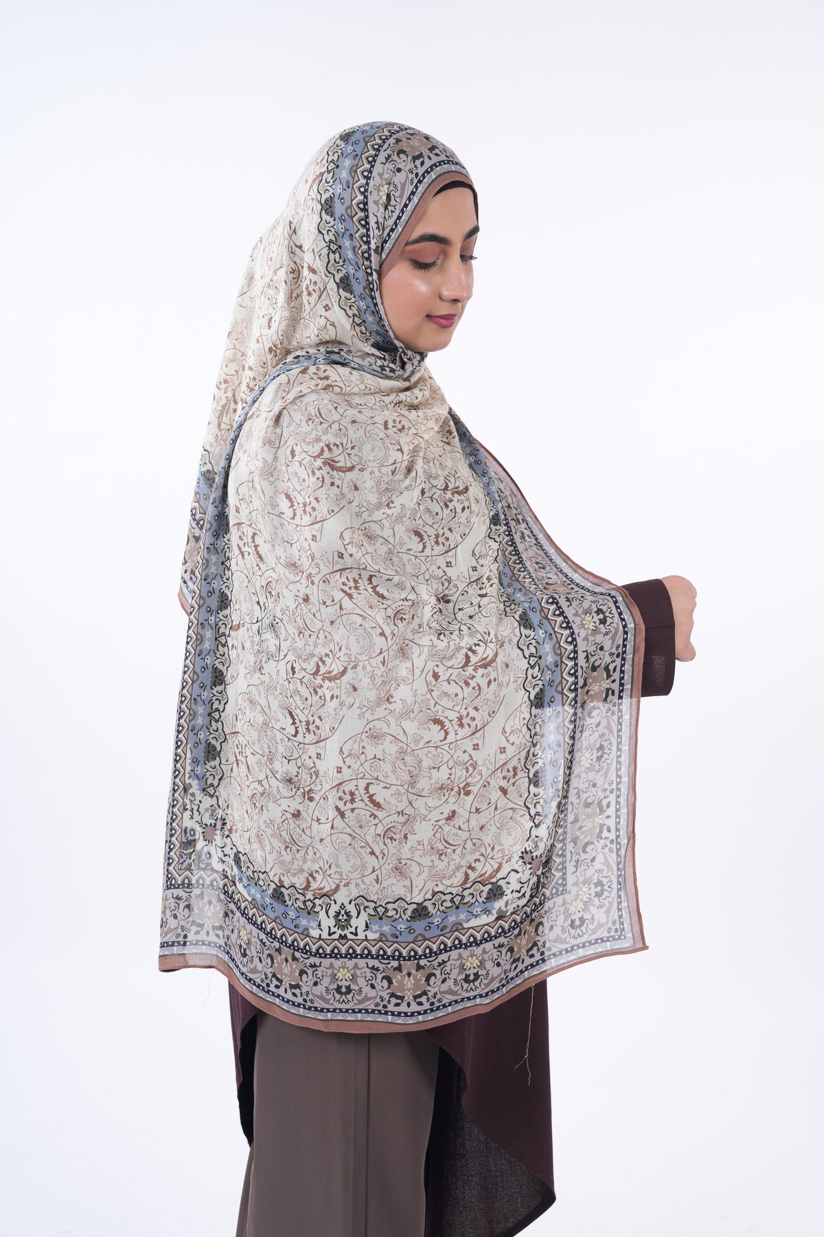 Printed Modal - Persian Ivory