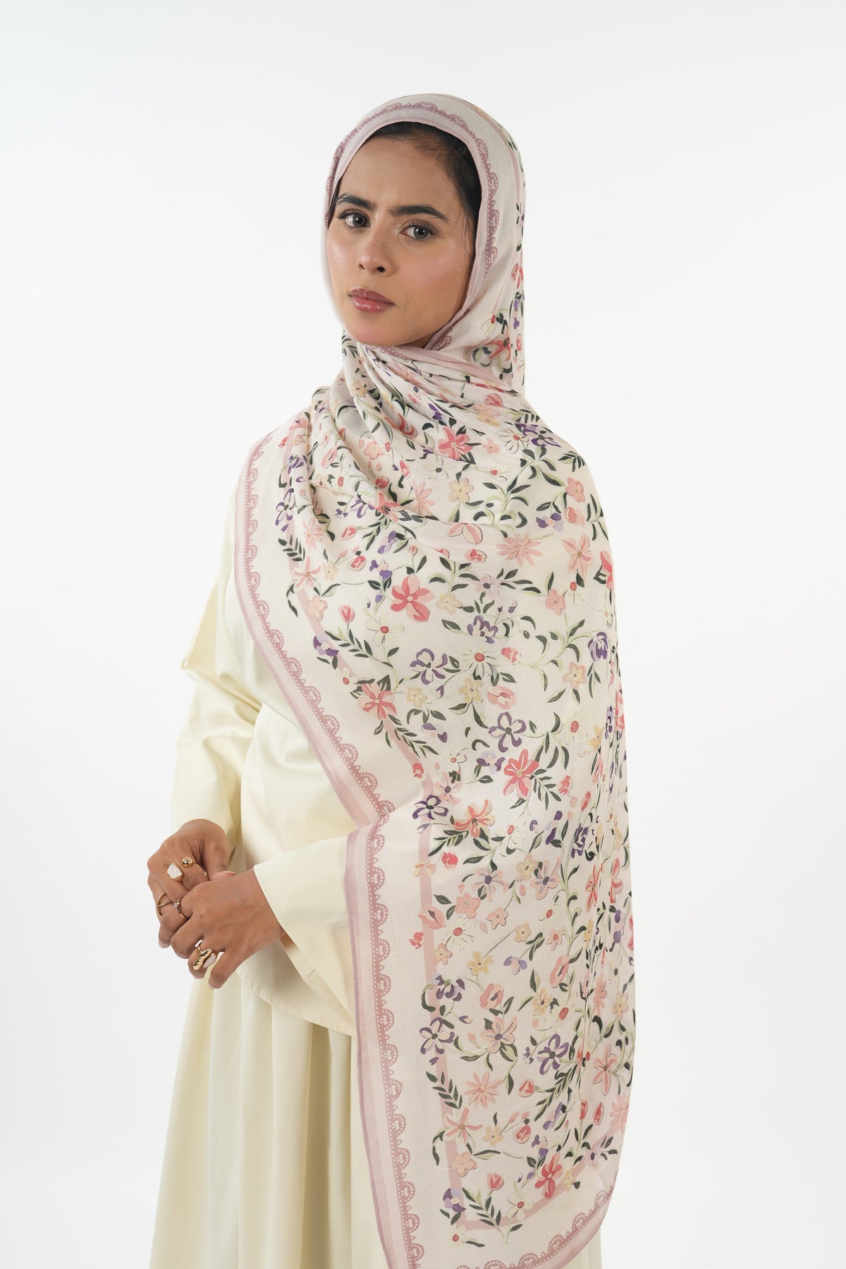 Printed Modal - Floral Whisper