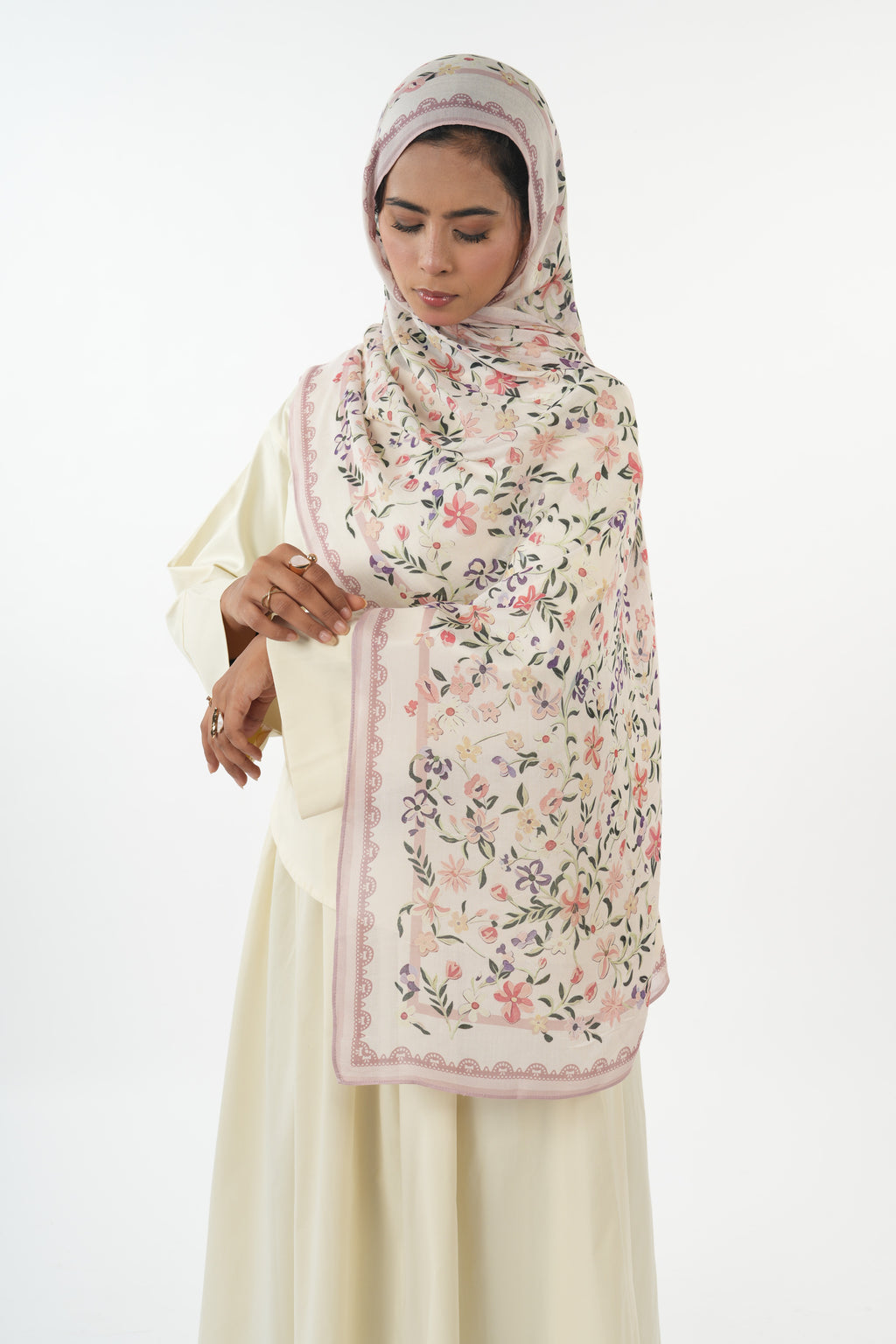 Printed Modal - Floral Whisper