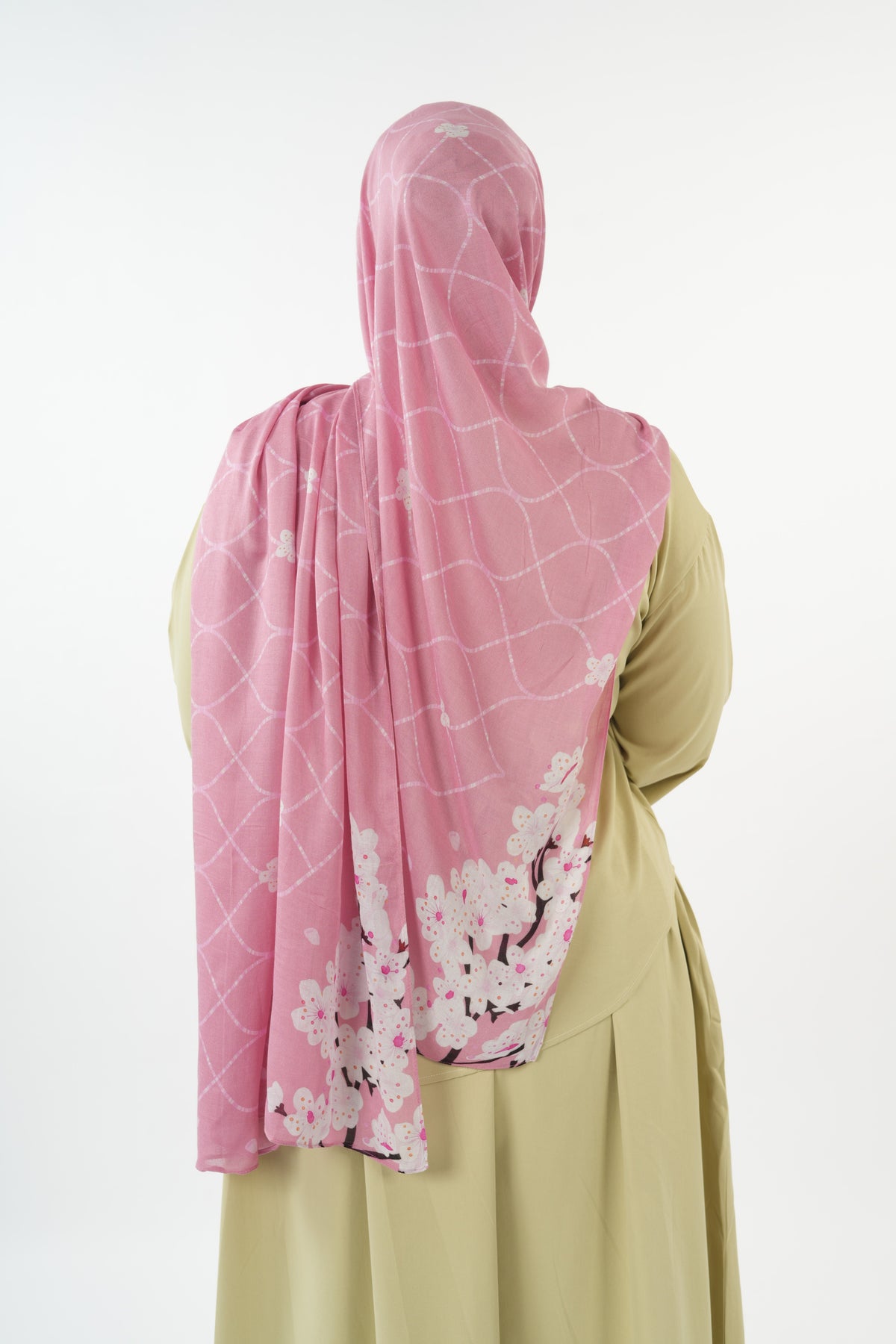 Printed Modal - Pink Orchid