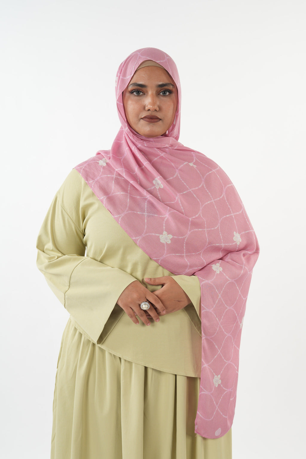Printed Modal - Pink Orchid