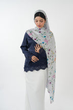 Printed Modal - Teal Blossom