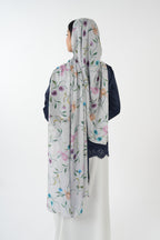 Printed Modal - Teal Blossom