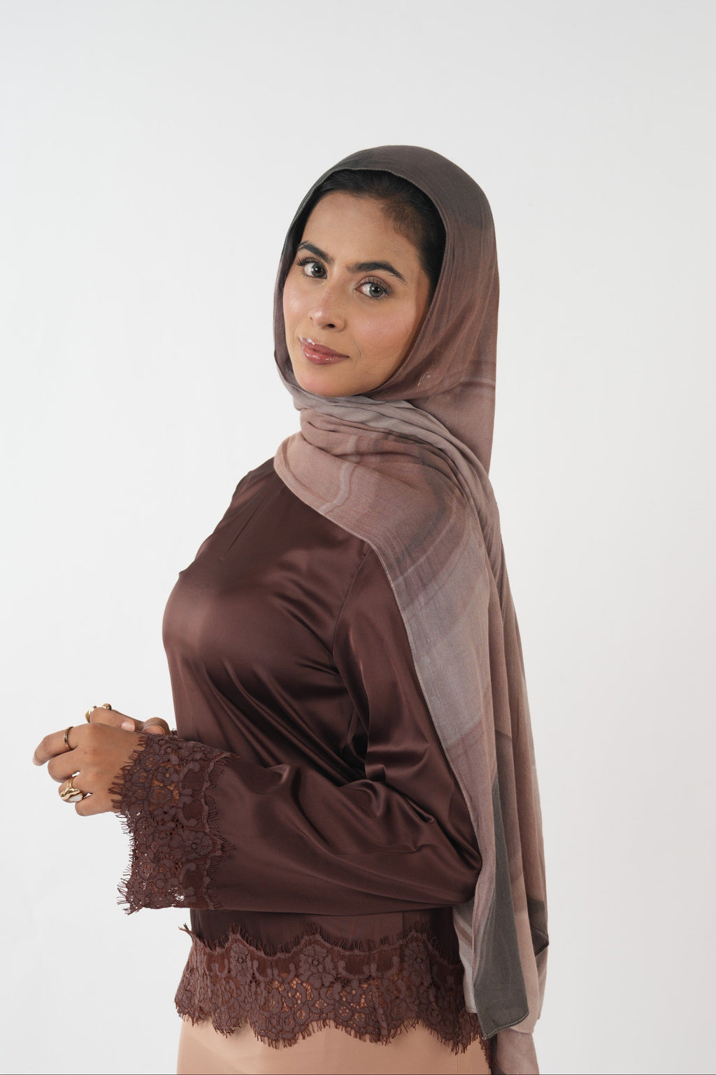 Satin Top - Espresso