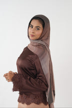 Satin Top - Espresso