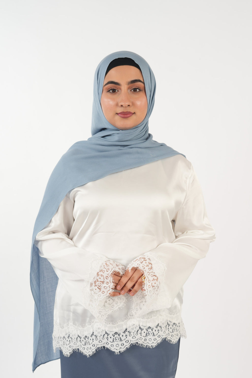 Satin Top - Soft Ivory