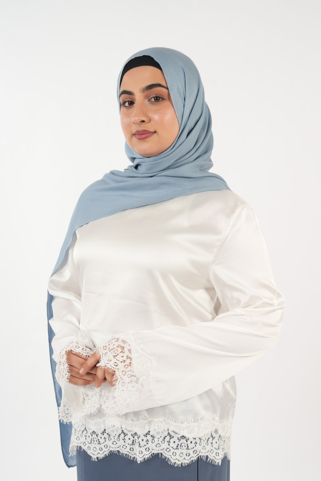 Satin Top - Soft Ivory