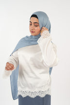 Satin Top - Soft Ivory
